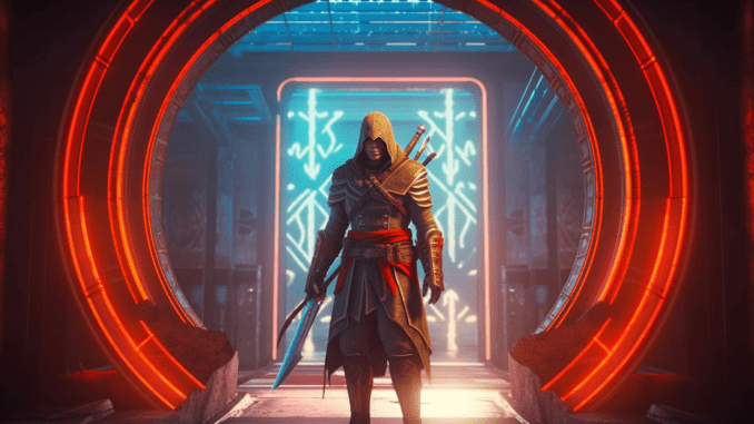 BeliasW_assassins_creed_game_prothagonist_is_holding_big_pictur_6cb2ee45-86ea-46b4-96f4-44727b095f51